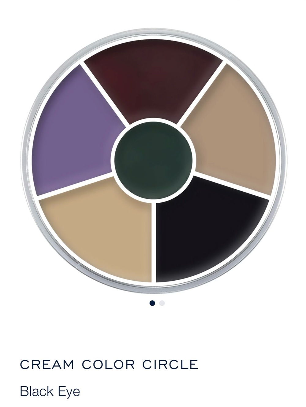 Kryolan professional SFX Cream Color Circle - Black Eye